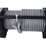 ZUN 12V 12000LB Electric Winch Towing Trailer Steel Cable Off Road, Waterproof Wire Cable for Truck UTV 39803290