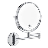 LED Wall Mount Two-Sided Magnifying Makeup Vanity Mirror 58396596