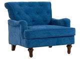 Accent Chair With Comfy Chenille Club Fabric,Comfy Upholstered Living Room Arm Chair,Springs W3042P390762