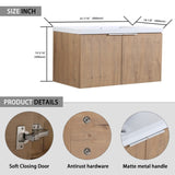 Modern Design 36 Inch Float Mounting Bathroom Vanity With Sink Soft Close Door,2 Doors-00636 W99950716