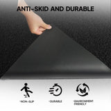 1PC Black PVC Composite Commercial Entrance, 90x180x1.2cm, Jumbo Heavy-Duty Anti-Fatigue Floor 88534249