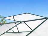 6x8 Hybrid Polycarbonate Greenhouse Green 75985416
