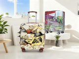 20"/24"/28" 3 pcs/set in PC Spinner Wheel Luggage, Carry on Suitcase, With Printed pattern and W2787P353570