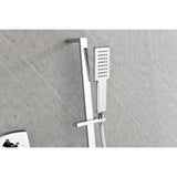 Shower System with Shower Head, Hand Shower, Slide Bar,, Shower Arm, Hose, Valve Trim, and Lever W2287P167927