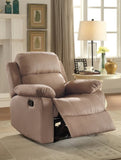 Brown Recliner with Pillow Top Arm B062P215450