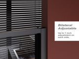 56-60.in W x 72.in H Pivot Shower Door, 1/4 inch Thick Clear Tempered Glass Swing Shower Door with W3048P353738