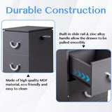 zinc alloy handle, 3 drawers and 4 wheels, with air duct frame, gray color, hair salon cart 89655282