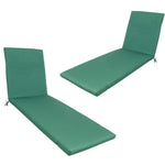 ZUN 2PCS Set Outdoor Lounge Chair Cushion Replacement Patio Funiture Seat Cushion Chaise Lounge W2911P207027