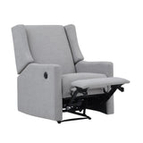 ZUN Pronto Power Recliner Oyster Gray Fabric B02257239