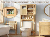 2-Door 3-Tier Toilet Cabinet Particleboard Melamine-Faced Bathroom Vanity Bathroom Cabinet with 06684122