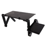 48 x 26cm Portable Home Use Assembled Folding Table Black 20797798