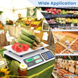 66lb/30kg Digital Produce Scale 0.01lb/5g Precision, Dual Backlit LCD, 3 Power Options, Detachable 42599194