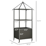 Outdoor Towel Rack/Storage Cabinets/Lockers/rolling wardrobe 04963410