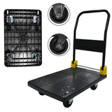 Foldable Platform Push Hand Truck Cart, 880 lbs. Weight Capacity W2916P210400