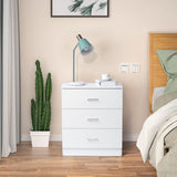 Modern Simple 3-Drawer Dresser Chest of Drawers for Family Room Bedroom Living Room Universal 91161483