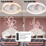 ZUN Ceiling Fans with Lights Dimmable LED Embedded installation of thin modern ceiling fans W1340120484