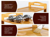 26.38*9.68*37.4in 5-Tier Portable Bamboo Shoe Rack, Natural Wood Color 80222555