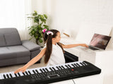 GEP-203 61 Key Keyboard with Piano Stand, Piano Bench, Built In Speakers, 48807478