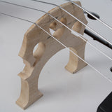 4/4 Wood Cello Bag Bow Rosin Bridge White 74842290