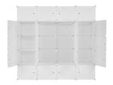 20 Cube Organizer Stackable Plastic Cube Storage Shelves Design Multifunctional Modular Closet 09173751