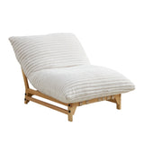 Accent Armless Lazy Sofa, Casual Single Sofa, Corduroy Fabric, For Living Room And Bedroom , With W876P304516
