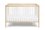 Deux Remi 3-in-1 Convertible Island Crib Natural/White B02263768