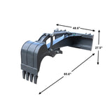 Skid Steer Attachmnets Backhoe Digger Bucket W1377109674