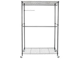 Closet Organizer Garment Rack Clothes Hanger Home Shelf Heavy Duty Furniture 06730043