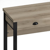 3-Drawer Long Dining Table Set with Power Outlets, Bar Kitchen Table Set with Circular PU Stools, W757134230