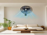 18inch High Velocity Wall Mount Fan Oscillating,Industrial Fan with 3 Speed Ventilation,4592CFM 33266280