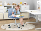 Ergonomic Kids Desk Chair, 16.5-21 Adjustable Height Mesh Study Chair Blue 05716414