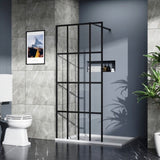 Goodyo 34" X 72" Shower Door Walk-in Black Finish W122346711