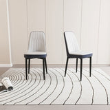 A set of 2 dining chair, modern style chair made of high-quality PU Leather fabric with thick soft W2189P168414