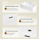 20-Inch bathroom vanity with ceramic sink and ample storage - ideal for small bathrooms WF324691AAC