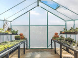 6x8 Hybrid Polycarbonate Greenhouse Green 75985416