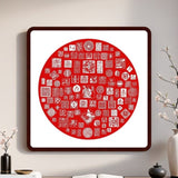 Baishou Tayin Energy Painting Traditional Chinese Art Size 22.4 X 22.4 inch 34660154