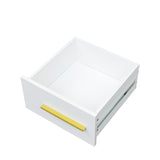 Makeup Vanity Set with Mirror , Dresser Table with Nightstand , with 4 Drawers W331P246722