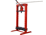 Hydraulic Shop Press ,12-Ton Capacity , Floor Mount ,with Press Plates, H-Frame Garage Floor Press, W46566967