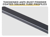 52"x18" Black Awning, Iron Frame, Corrugated Steel Tile Coating 04235187
