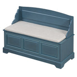 TREXM Shoe Bench, Retro Shoe Bench with Safe Soft-Close Devices, Chest with Hidden N715P198568M