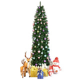 7.5ft Pointed PVC Pen Holder Christmas Tree 43679864