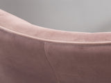 Doarnin Contemporary Silky Velvet Tufted Button Back Accent Chair, Mauve T2574P164269