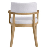 Gorge and Oak Side Chair with Padded Seat B062P209265