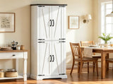 72" Tall Farmhouse Freestanding Kitchen Storage Cabinet, Pantry Cabinet with Adjustable Shelves for 44219382