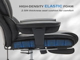 Office Chair with Foot Rest and Waist Lumber Support, Ergonomic Gaming Chair with Adjustable Height 63577105