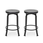 ZUN COUNTER STOOL 2pcs/set 59130.00BBLK