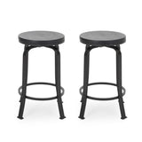 ZUN COUNTER STOOL 2pcs/set 59130.00BBLK