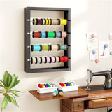 Galvanized Metal Wire Spool Rack with 4 Rods 82467432