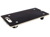 Heavy Duty Wooden Rectangle Moving Dolly with Ergonomic Handle, 440 LBS Load Capacity 3 Inch PP 49214615