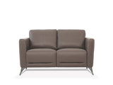 Malaga Taupe Leather Loveseat B2726P496928
